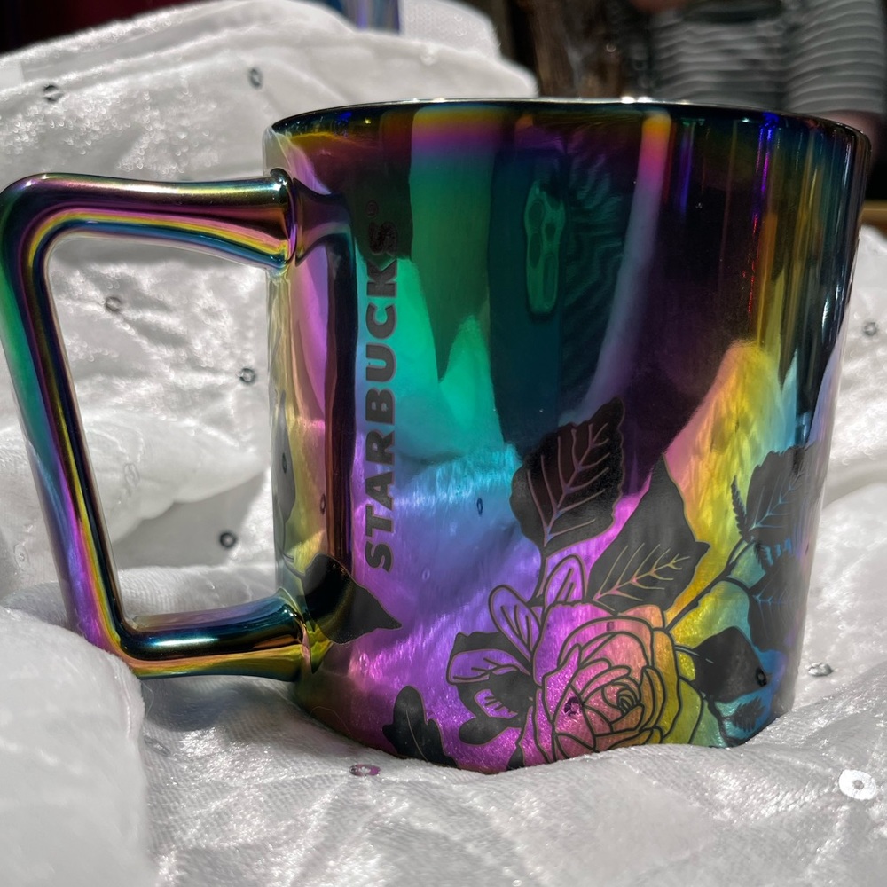 Starbucks Fall 2020 Oil Slick Rose 14oz Coffee Mug